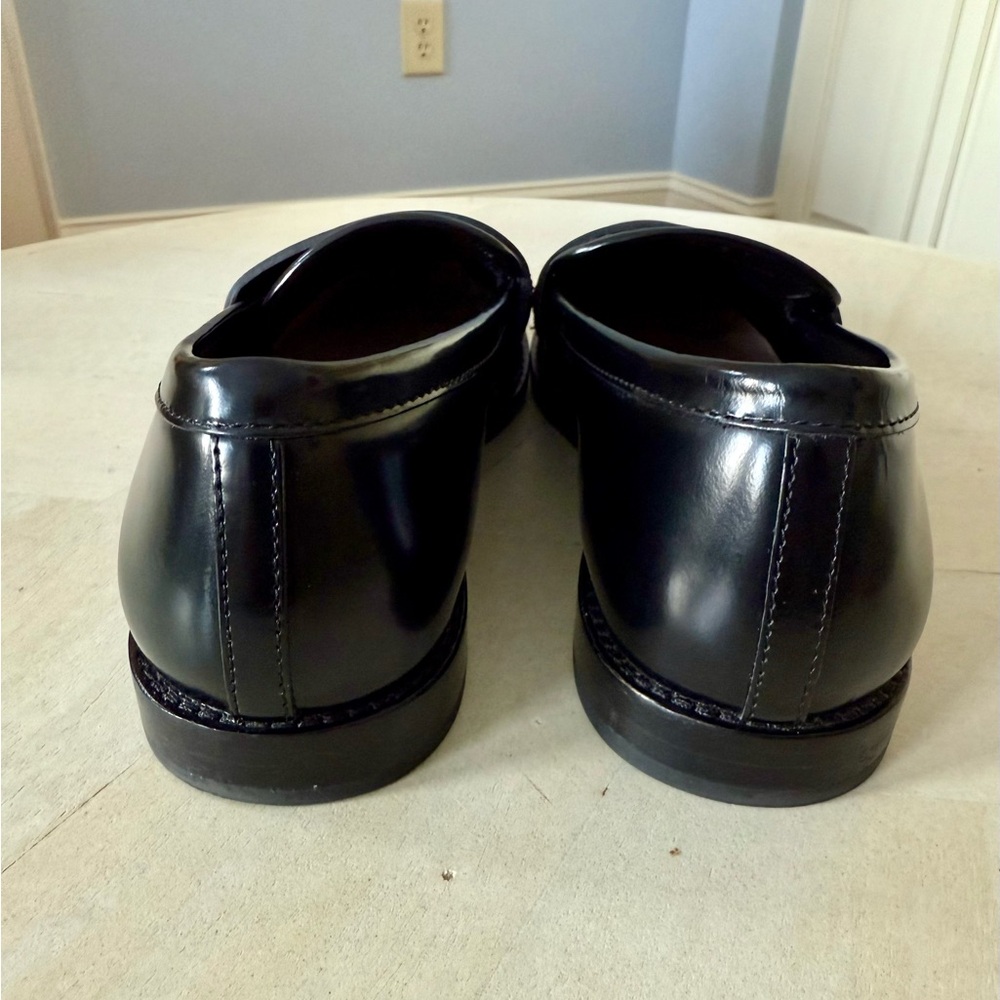 Loeffler Randall Black Leather Loafers - Picture 4 of 10